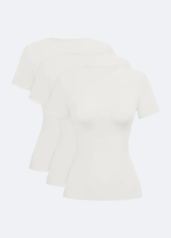Short Sleeve Crew Neck Top 3-Pack made by BetterMe