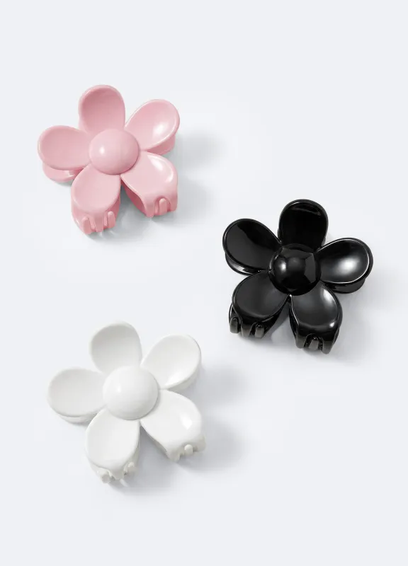Flower-Shaped Hair Clip 3-Pack made by BetterMe