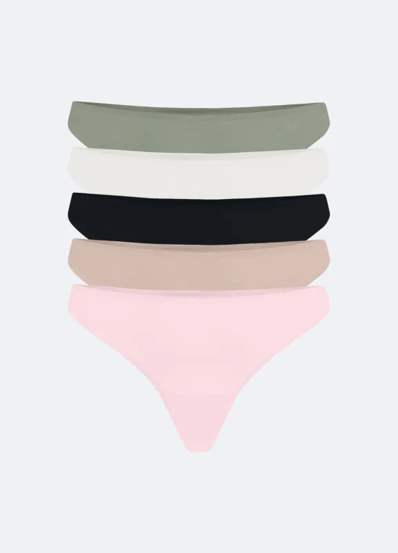 Seamless Thong Panty 5-Pack made by BetterMe