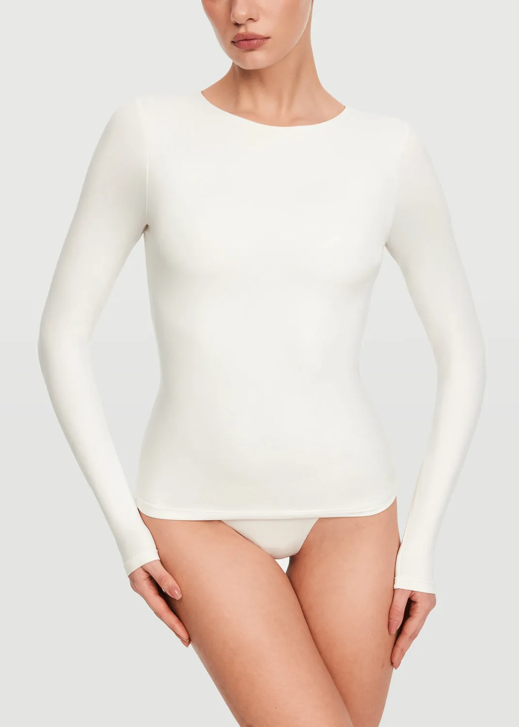 Crew Neck Long Sleeve Top 3-Pack sold by BetterMe product image thumbnail 4
