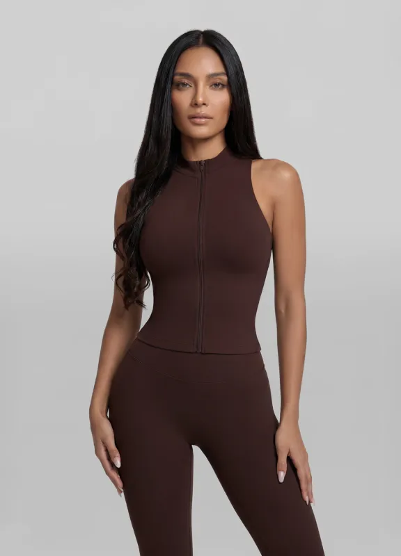 Sculpt Zip Crop Vest made by BetterMe