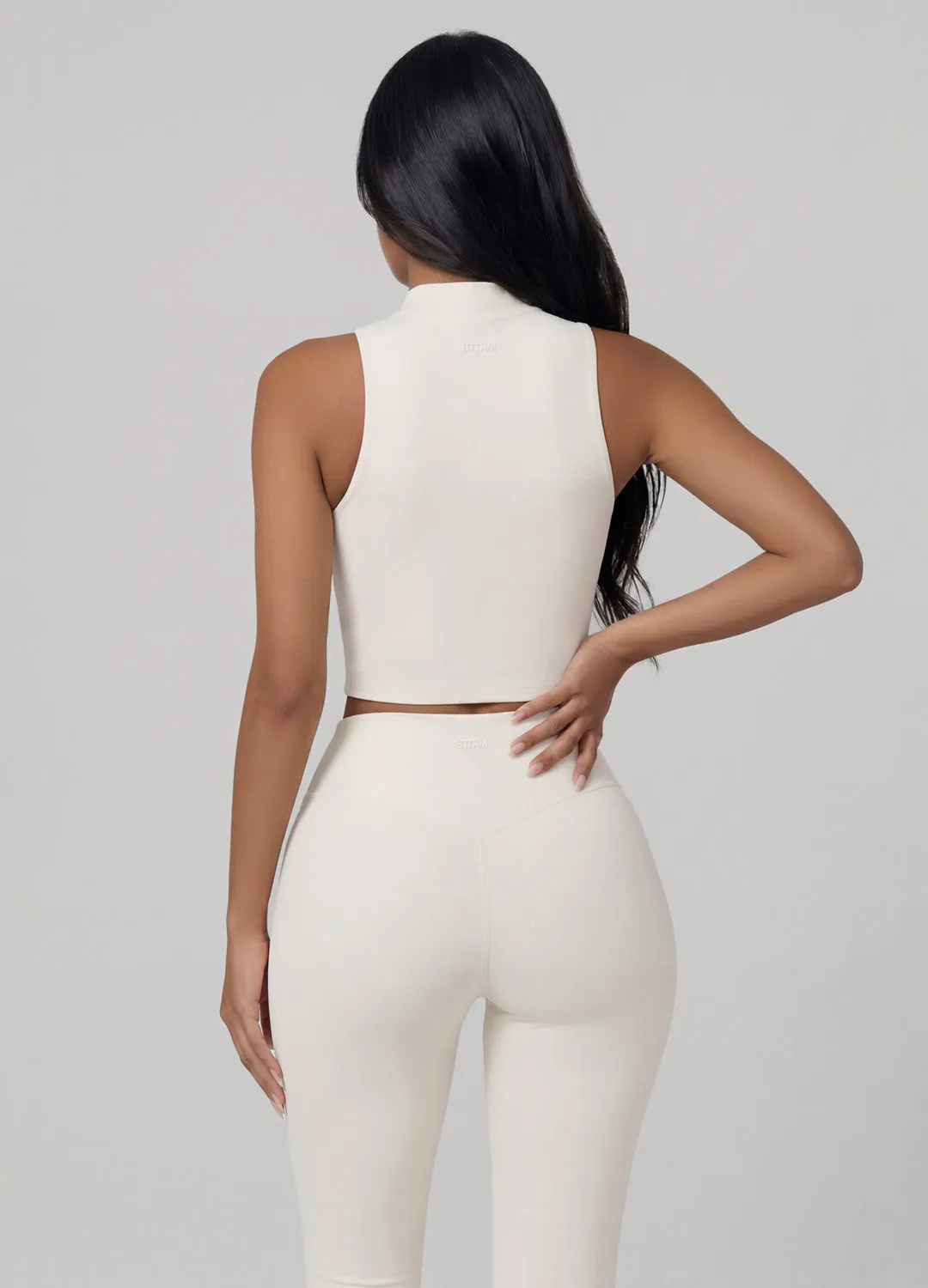 Sculpt Zip Crop Vest sold by BetterMe product image thumbnail 3