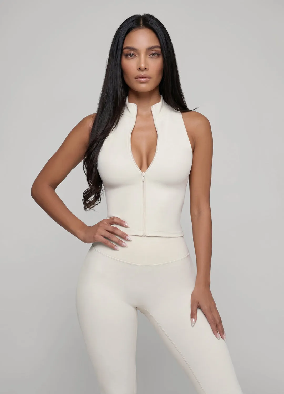 Sculpt Zip Crop Vest sold by BetterMe product image thumbnail 5