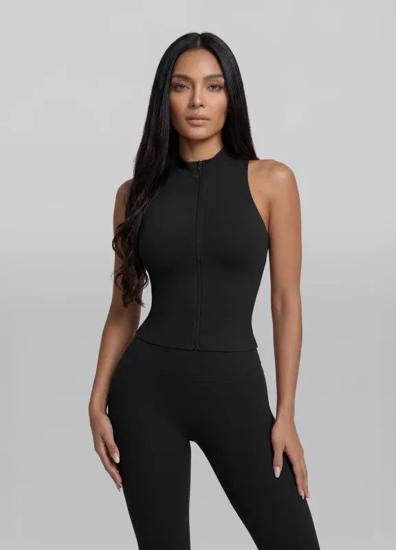 Sculpt Zip Crop Vest made by BetterMe