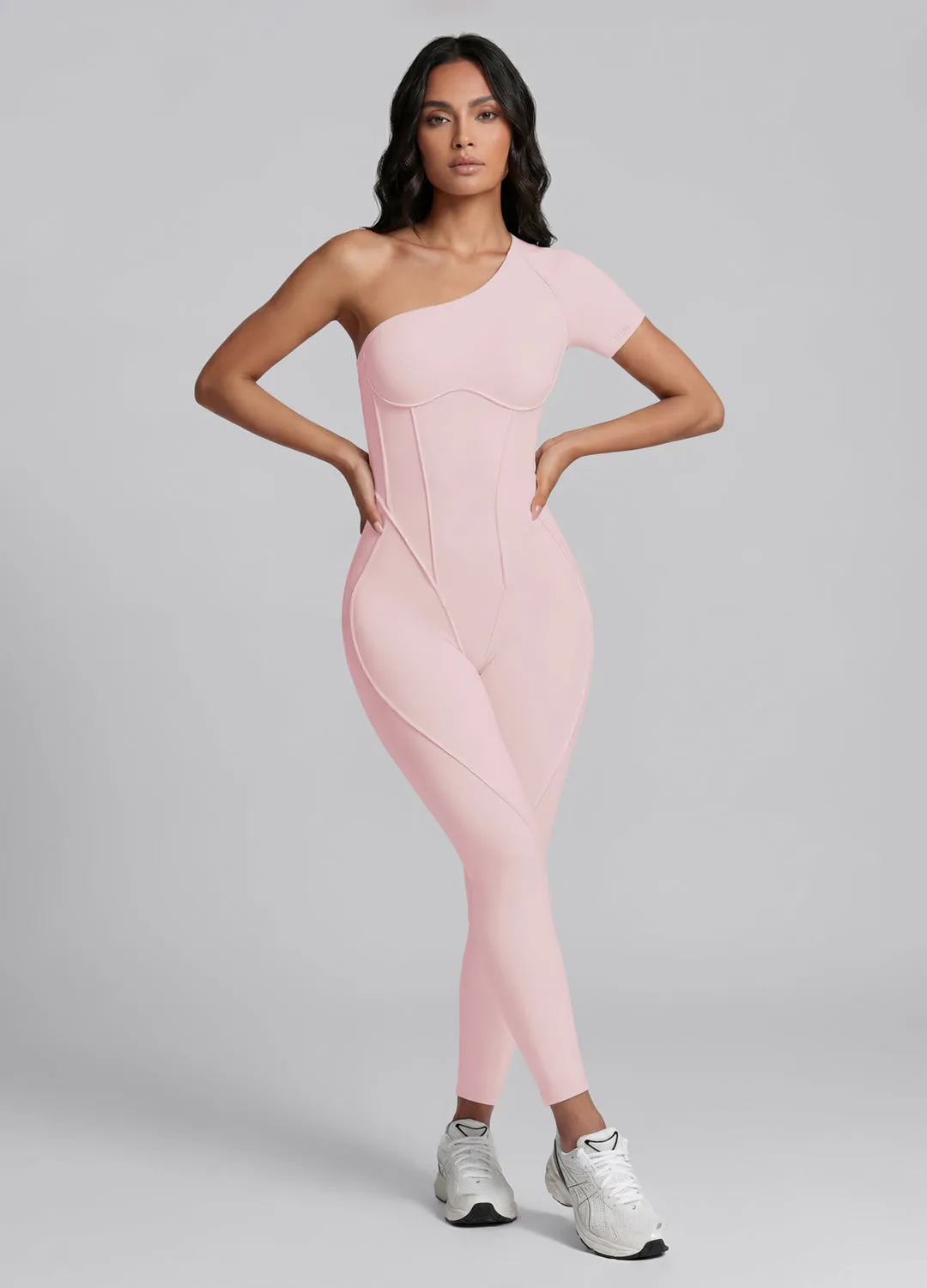 One-Shoulder Full-Length Catsuit sold by BetterMe product image thumbnail 3