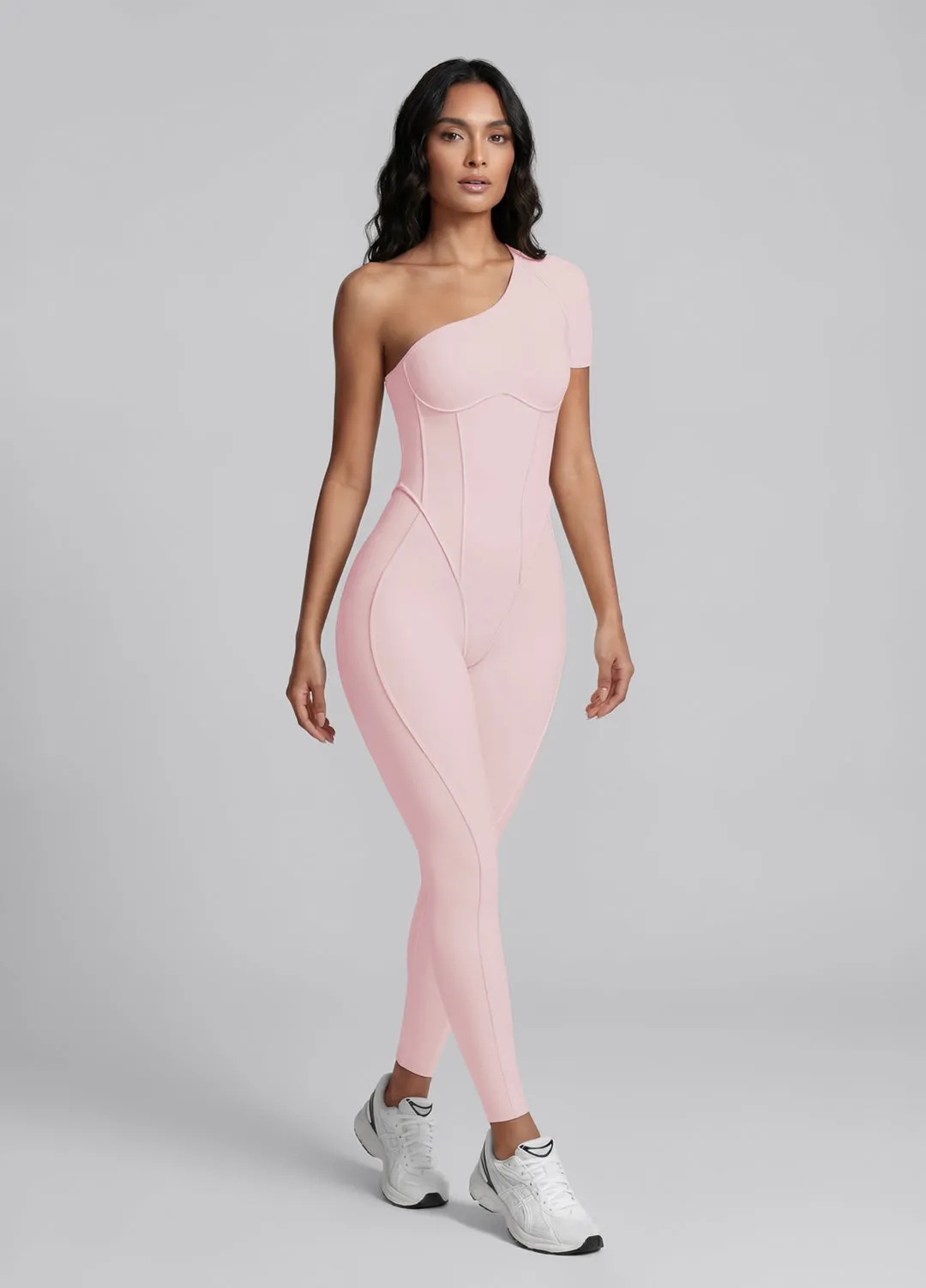 One-Shoulder Full-Length Catsuit sold by BetterMe product image thumbnail 2