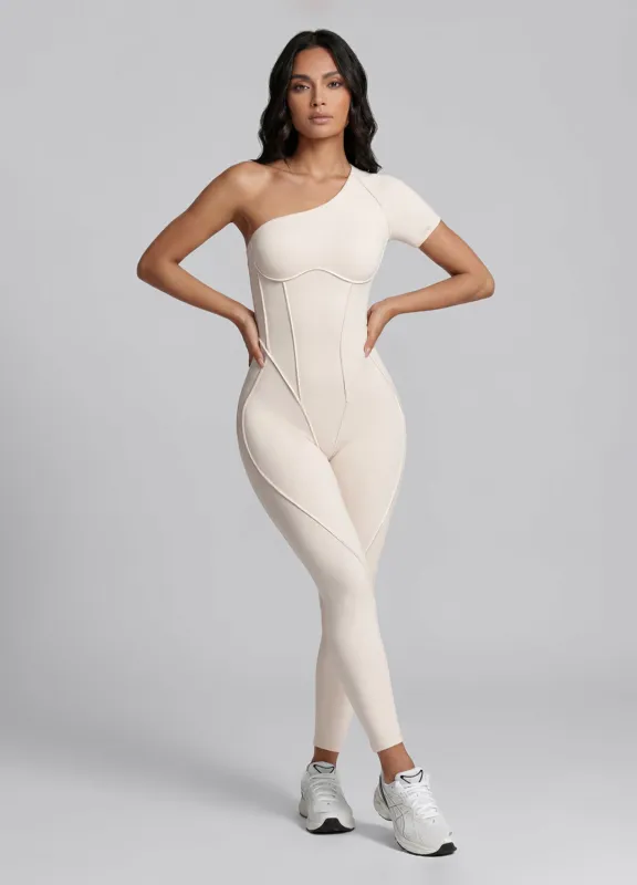 One-Shoulder Full-Length Catsuit made by BetterMe