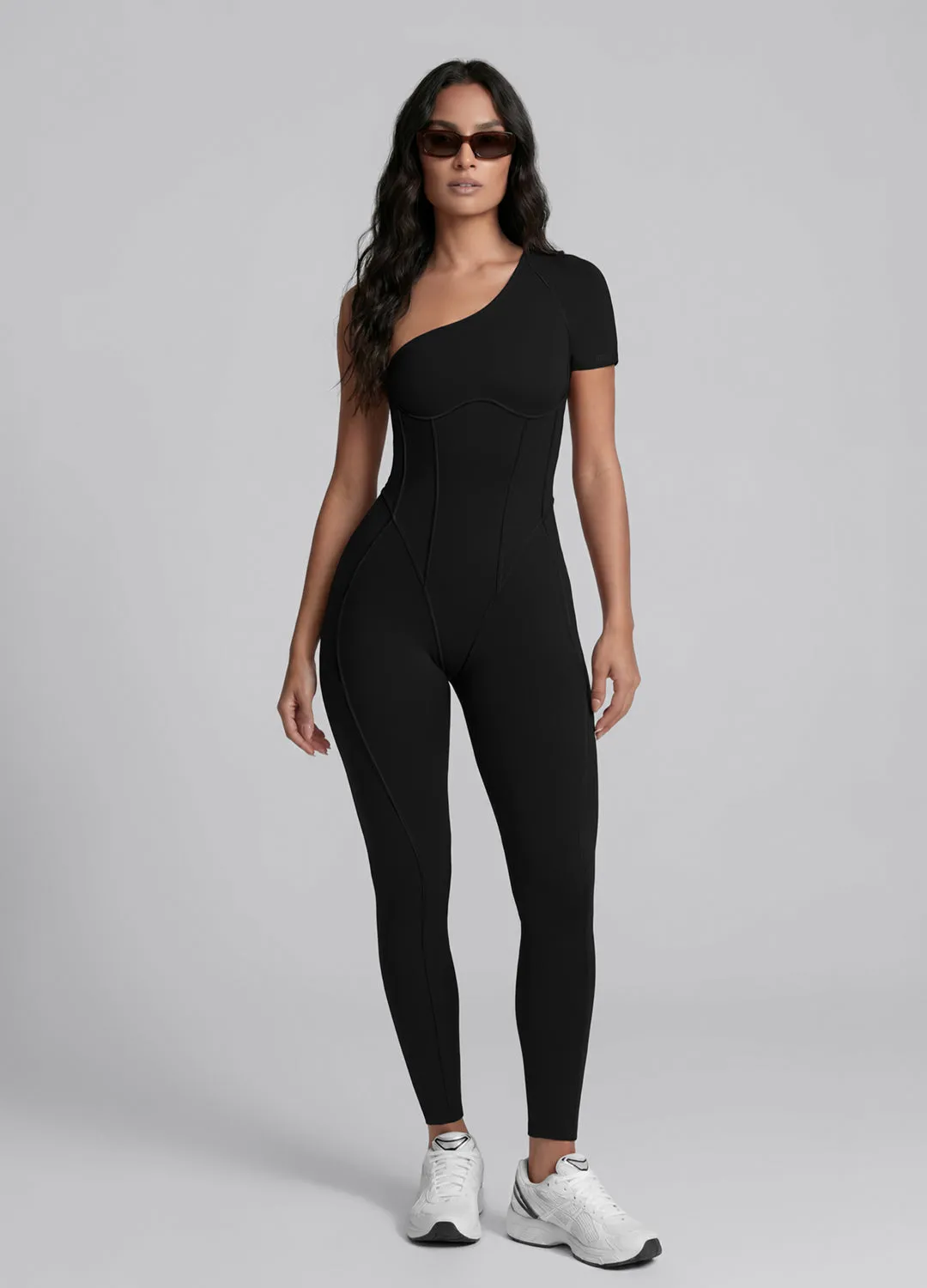 One-Shoulder Full-Length Catsuit sold by BetterMe
