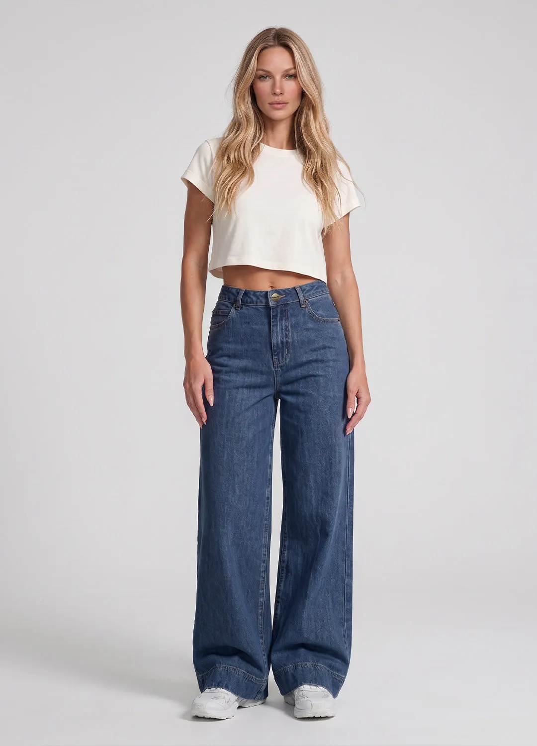 High Waisted Wide Leg Jeans sold by BetterMe product image thumbnail 5