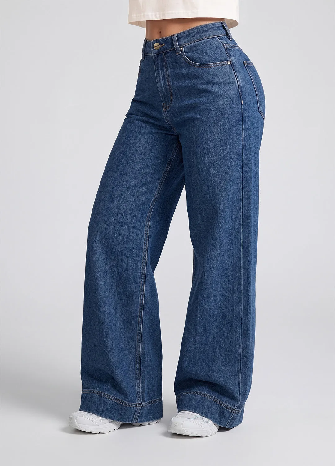 High Waisted Wide Leg Jeans sold by BetterMe product image thumbnail 3