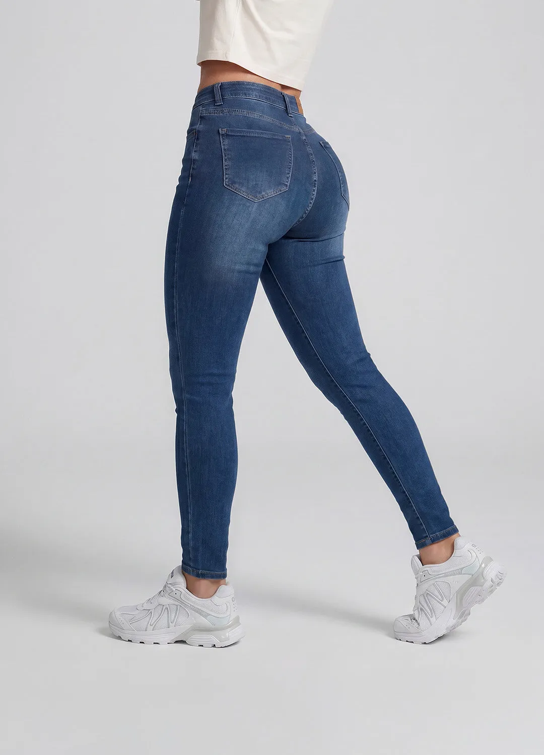 High Waisted Skinny Jeans sold by BetterMe product image thumbnail 3