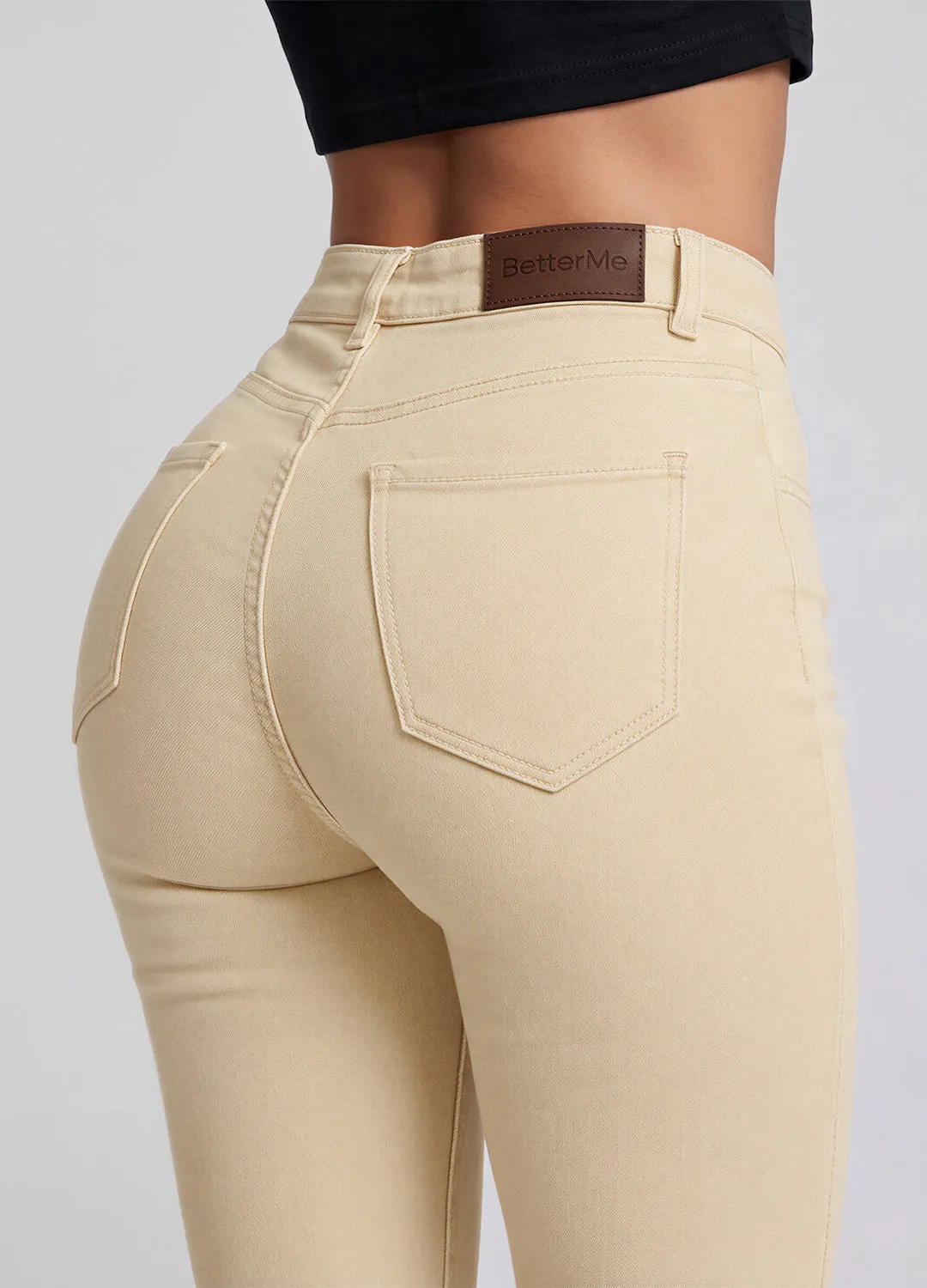 High Waisted Skinny Jeans sold by BetterMe product image thumbnail 4