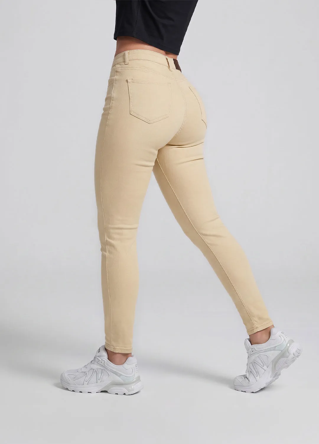 High Waisted Skinny Jeans sold by BetterMe product image thumbnail 3