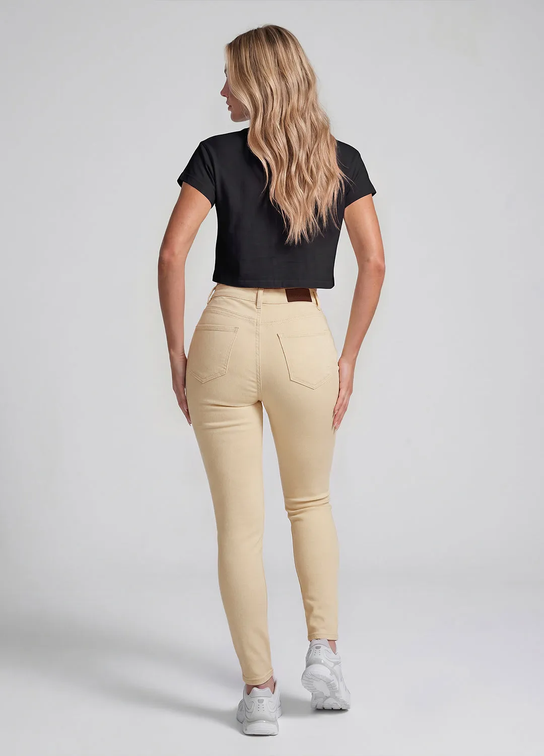 High Waisted Skinny Jeans sold by BetterMe product image thumbnail 5