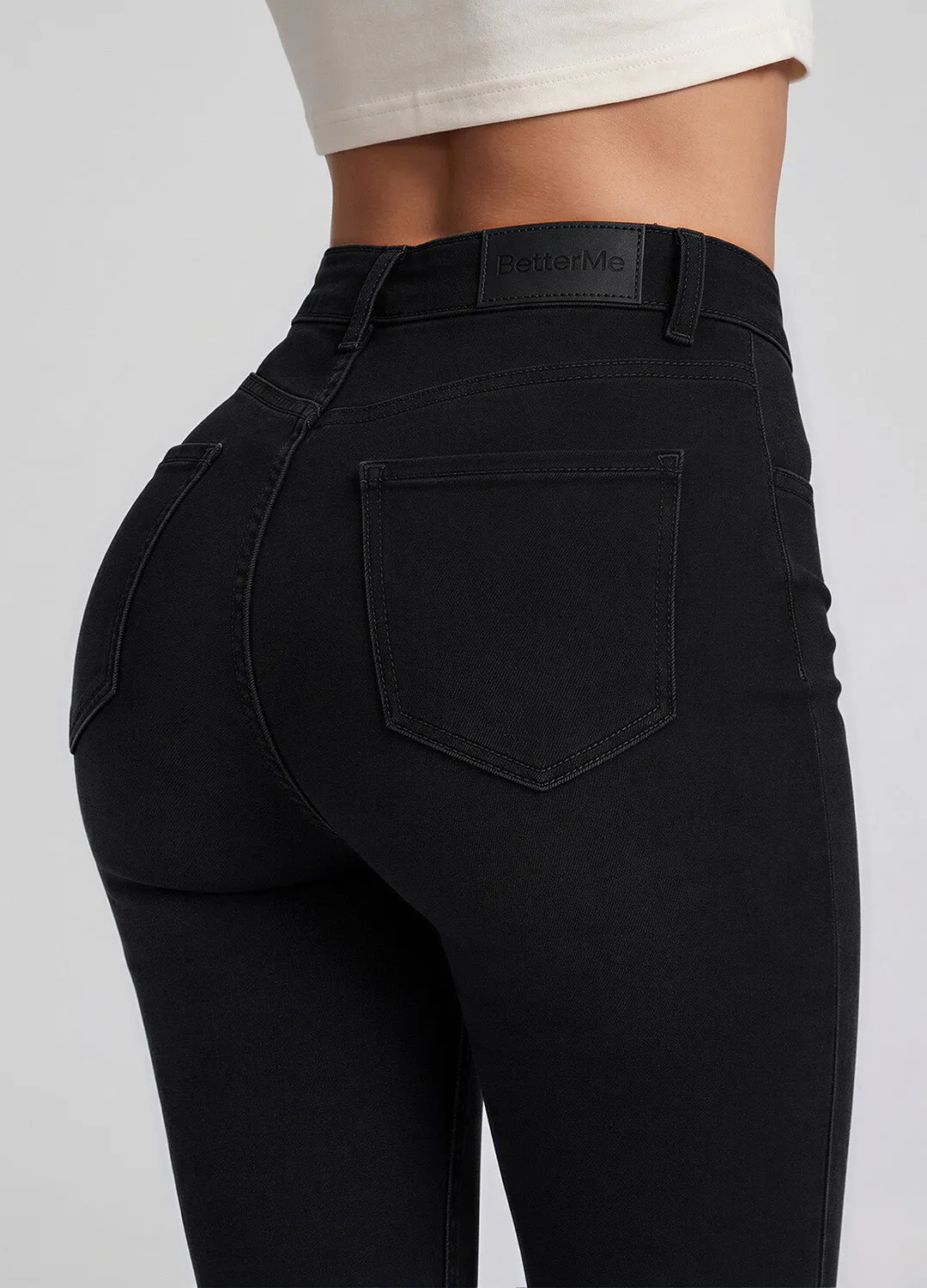 High Waisted Skinny Jeans sold by BetterMe product image thumbnail 4