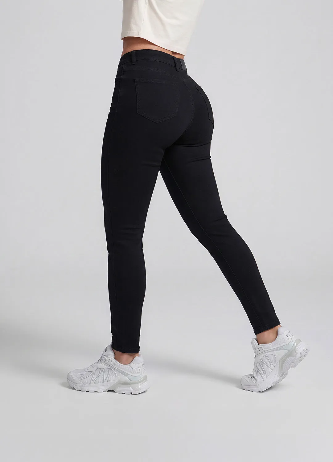 High Waisted Skinny Jeans sold by BetterMe product image thumbnail 3
