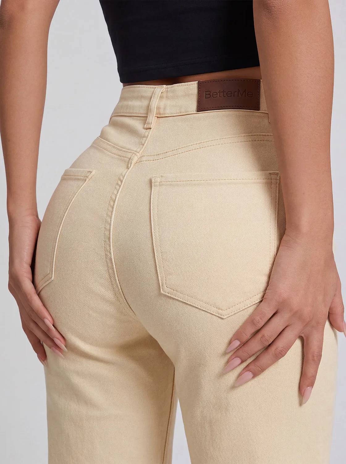 High Waisted Flare Jeans sold by BetterMe product image thumbnail 4