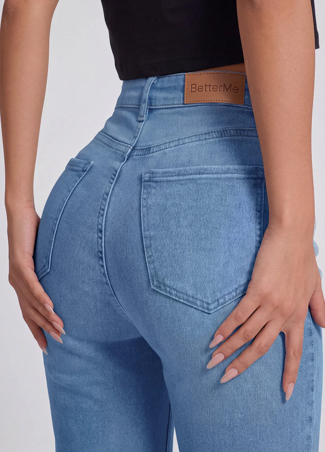 High Waisted Flare Jeans sold by BetterMe product image thumbnail 4