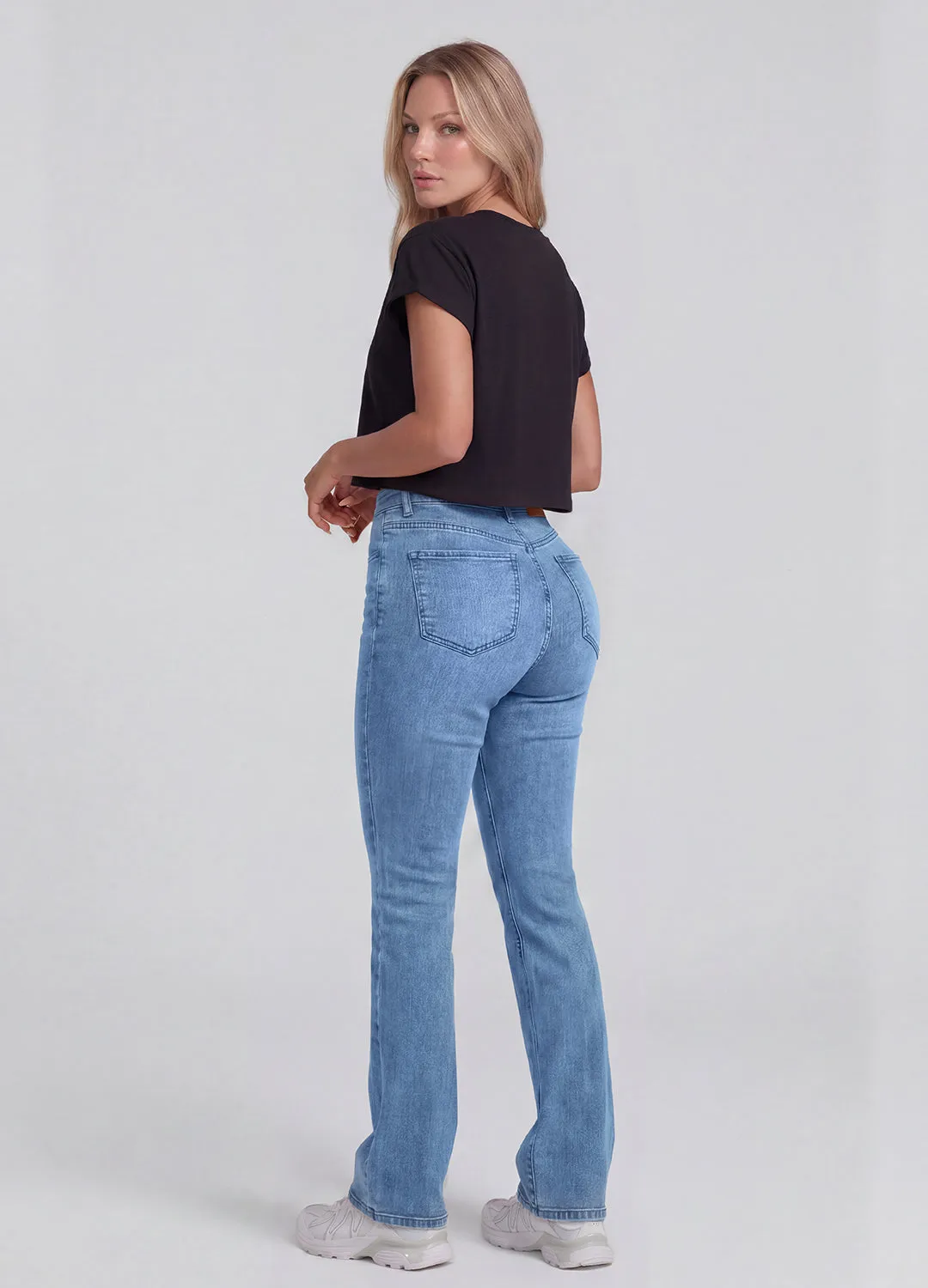 High Waisted Flare Jeans sold by BetterMe product image thumbnail 2