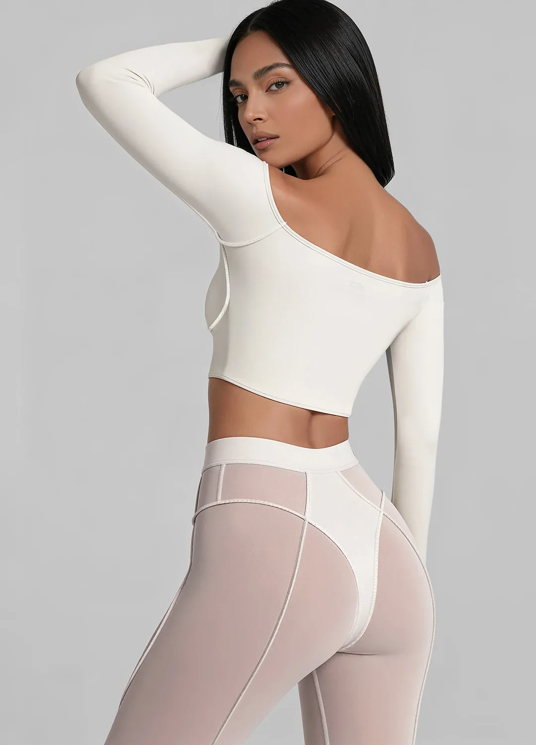 Off-the-Shoulder Long Sleeve Top sold by BetterMe product image thumbnail 2