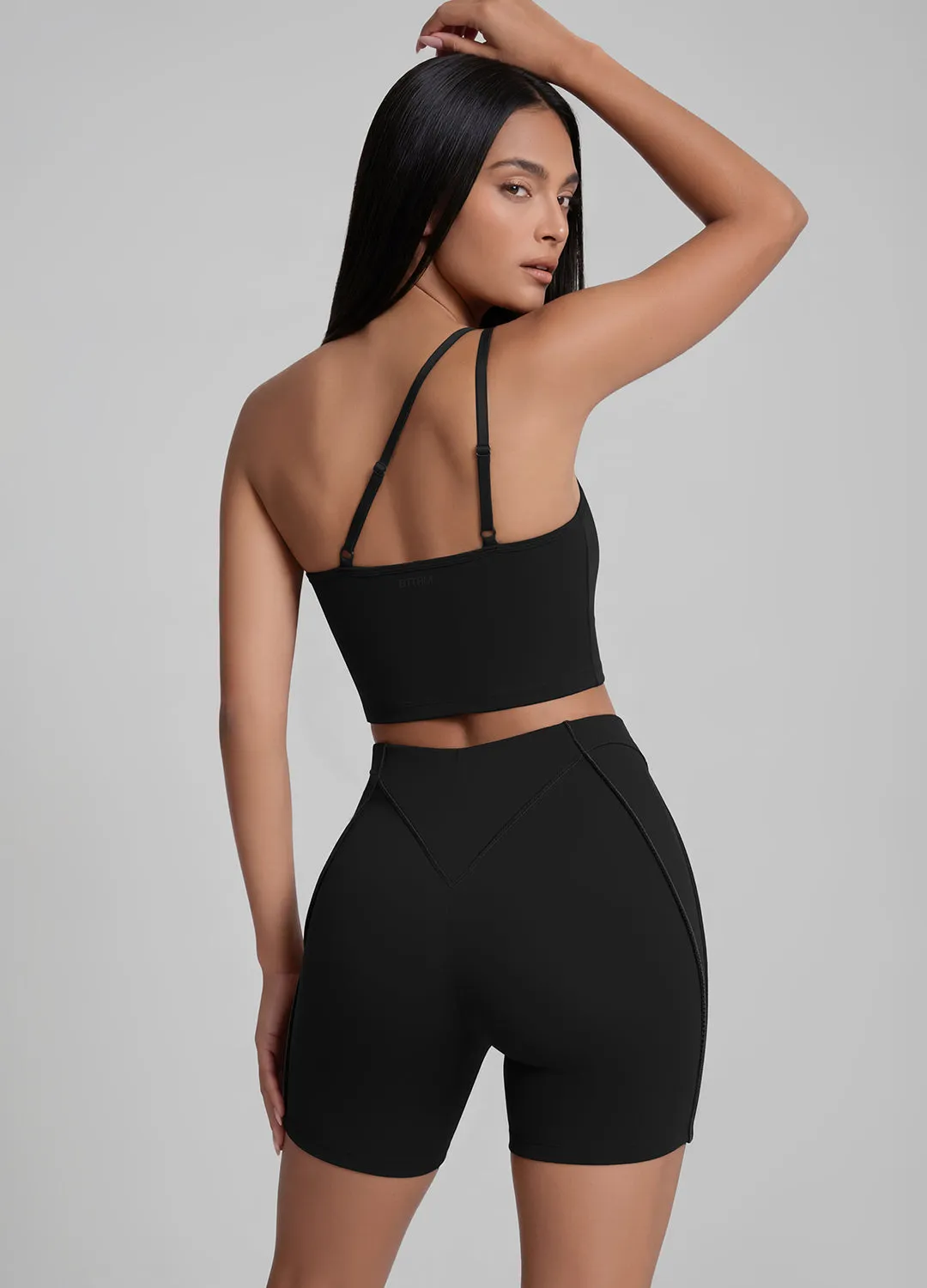 One-Shoulder Cutout Crop Top sold by BetterMe product image thumbnail 3