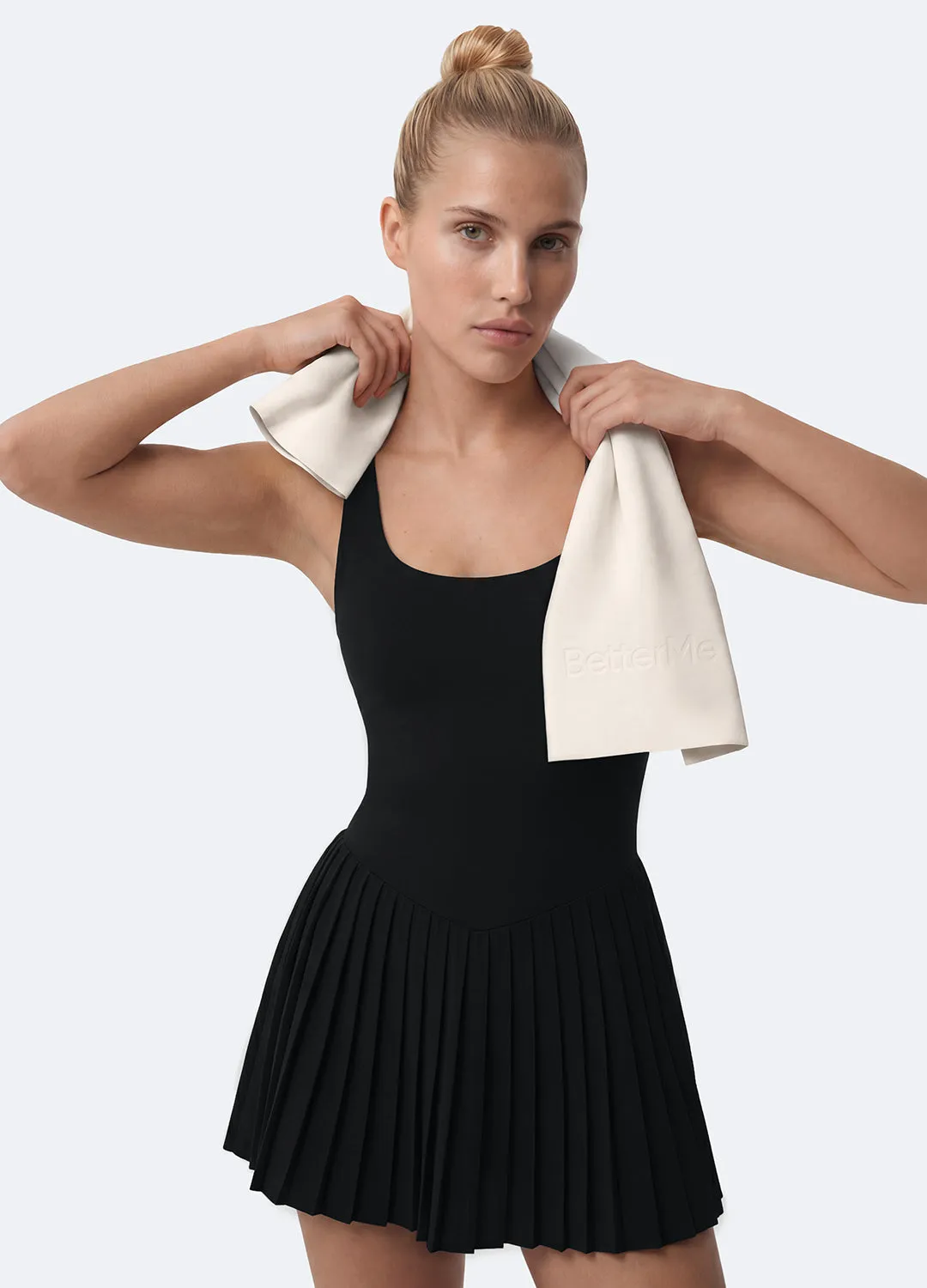 Open-Back Pleated Tennis Dress sold by BetterMe product image thumbnail 5