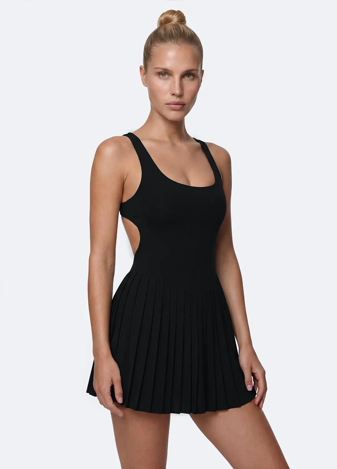Open-Back Pleated Tennis Dress sold by BetterMe product image thumbnail 3
