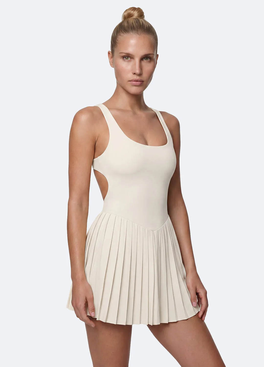 Open-Back Pleated Tennis Dress sold by BetterMe product image thumbnail 3