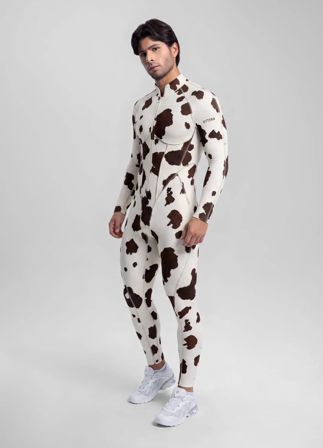 Mocha Cow Closed-Back Herosuit sold by BetterMe product image thumbnail 5