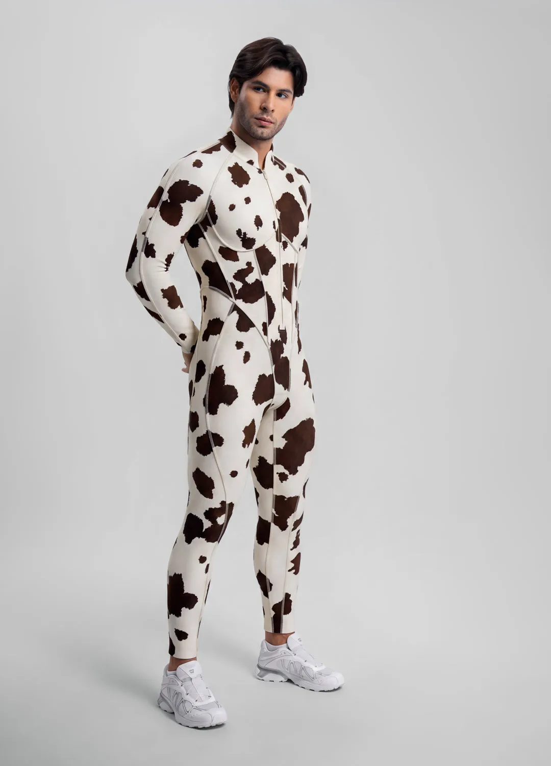 Mocha Cow Closed-Back Herosuit sold by BetterMe