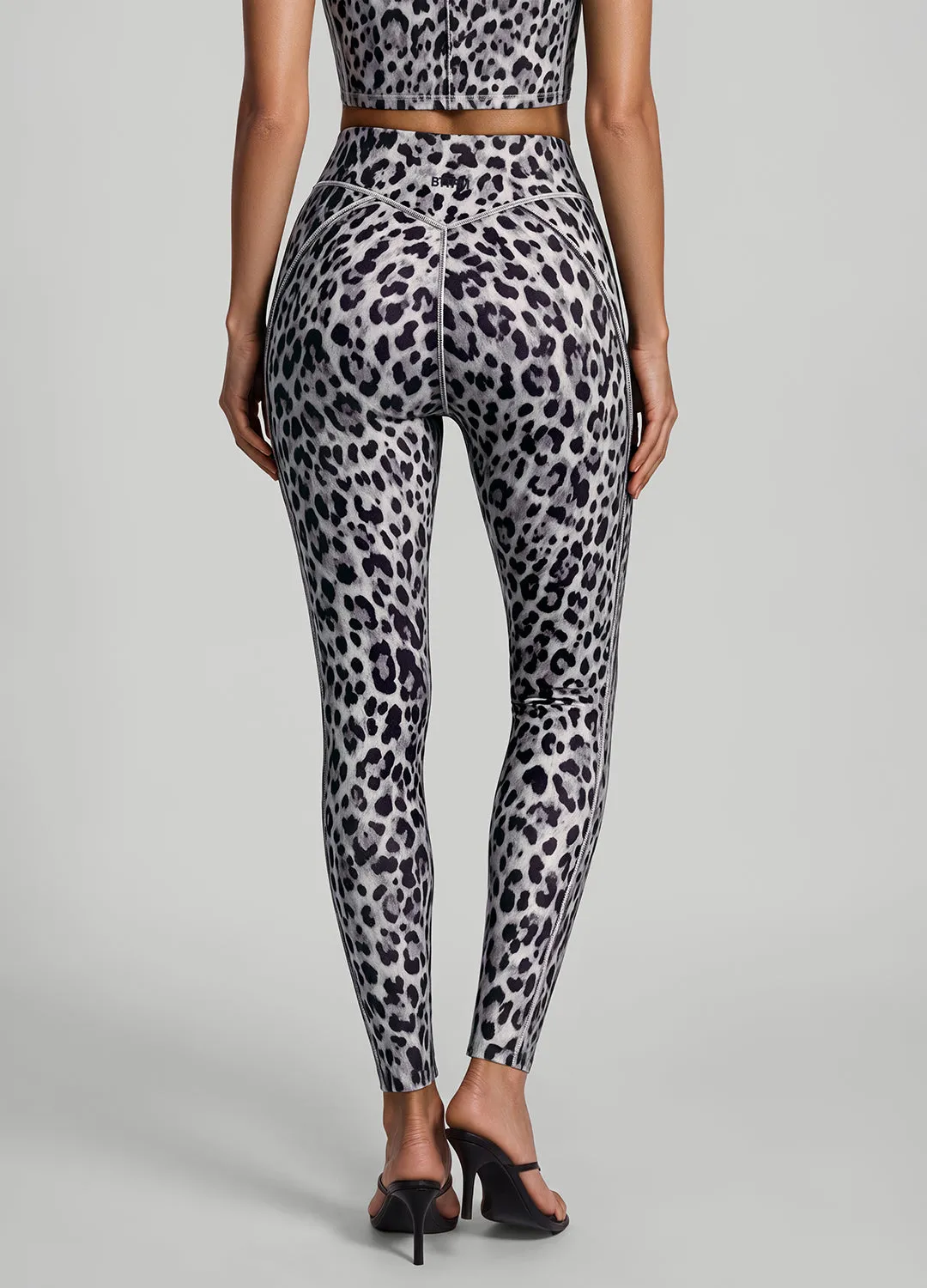 Snow Leopard Contour Stitch Leggings sold by BetterMe product image thumbnail 3