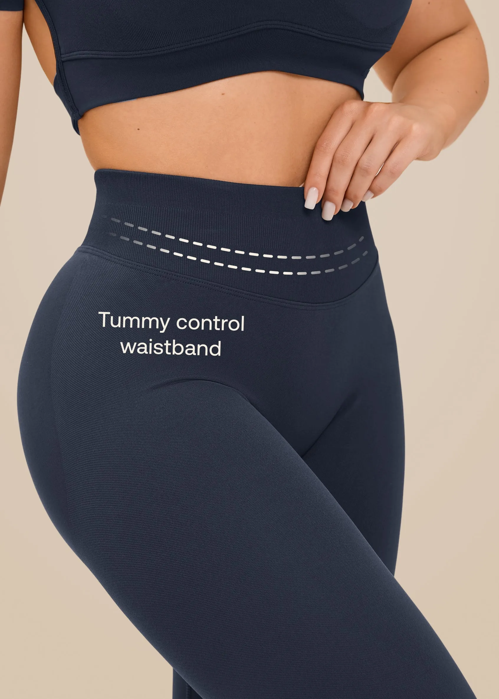 (DEV) Ultrasculpt High Waisted Butt Lifting Tummy Control Shaping Training Leggings sold by BetterMe product image thumbnail 4