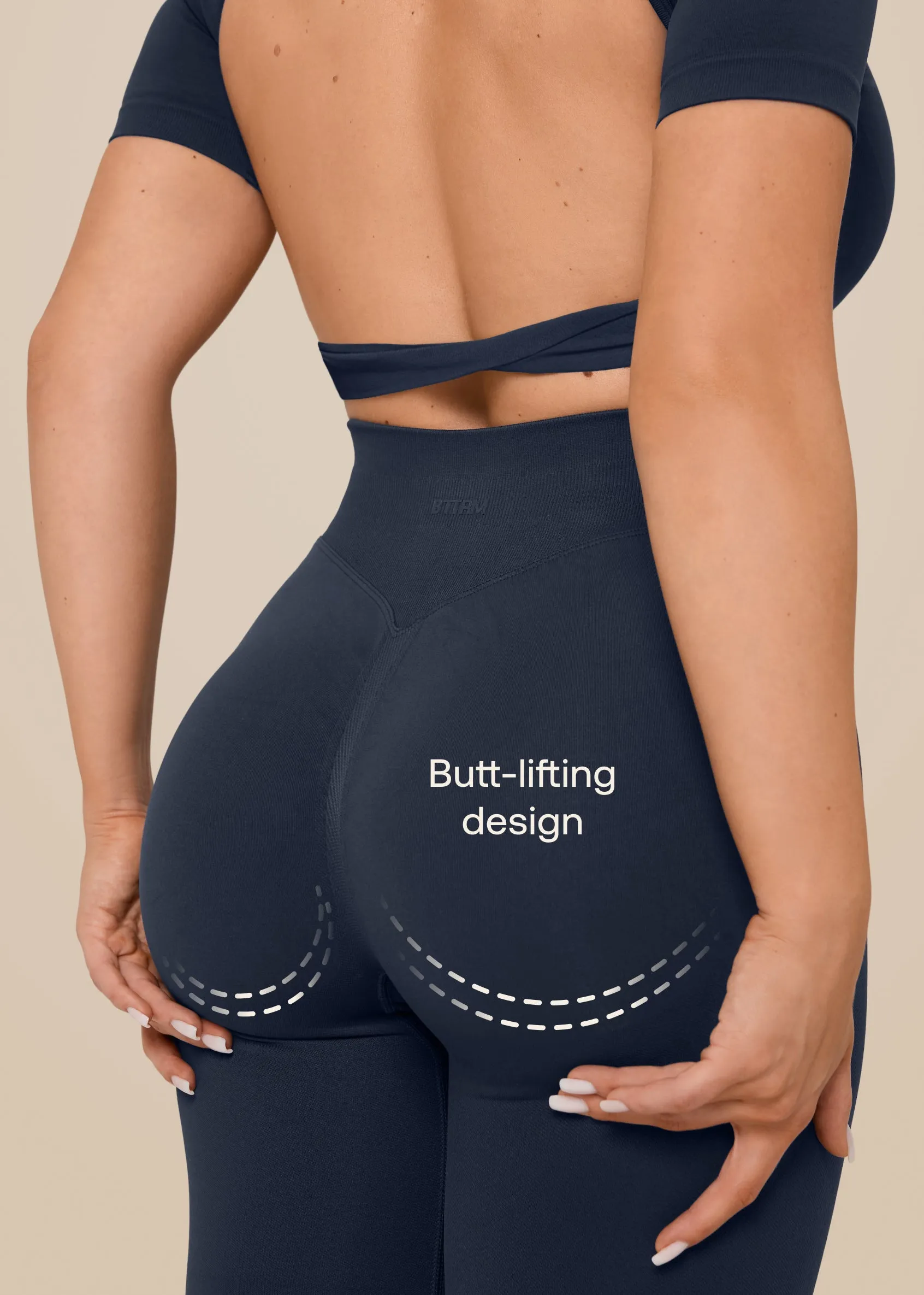 (DEV) Ultrasculpt High Waisted Butt Lifting Tummy Control Shaping Training Leggings sold by BetterMe product image thumbnail 2