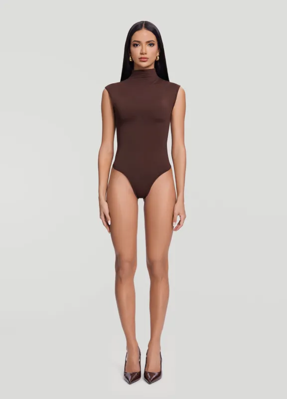 Mockneck Sleeveless Bodysuit made by BetterMe