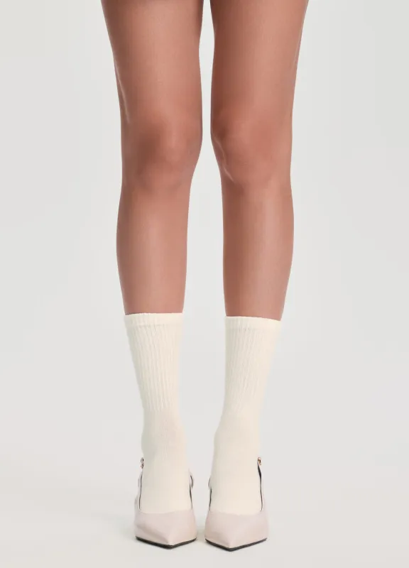 Ribbed Crew Socks made by BetterMe