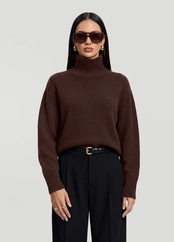 Oversized Wool Turtleneck Sweater made by BetterMe