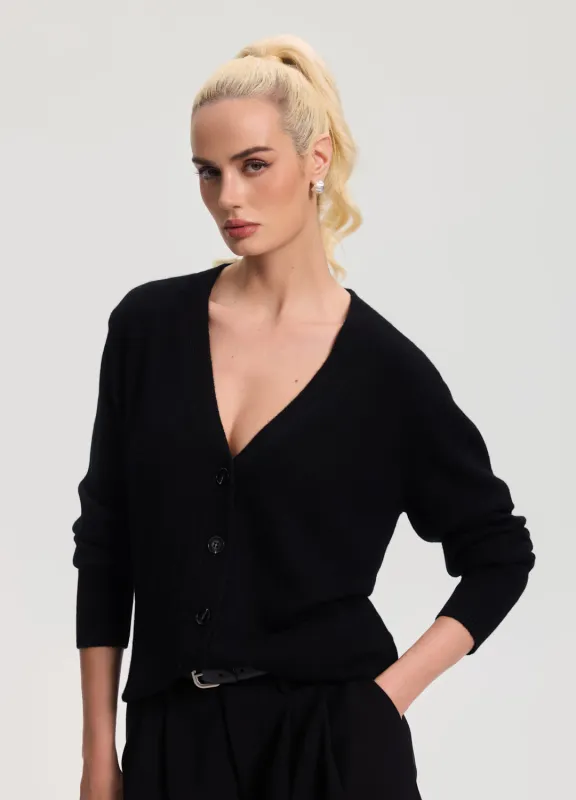Classic Button Wool Cardigan made by BetterMe