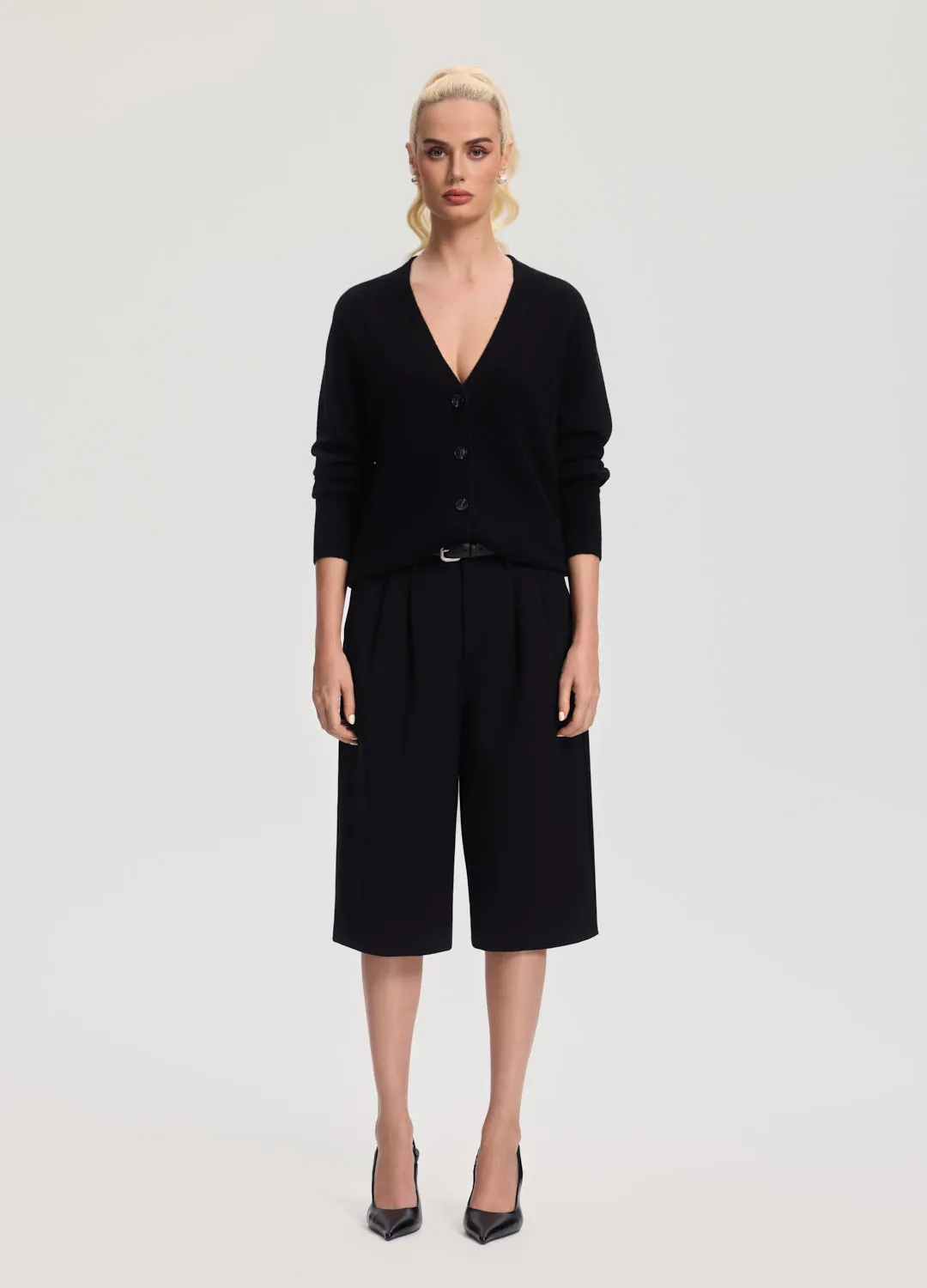 Classic Button Wool Cardigan sold by BetterMe product image thumbnail 2
