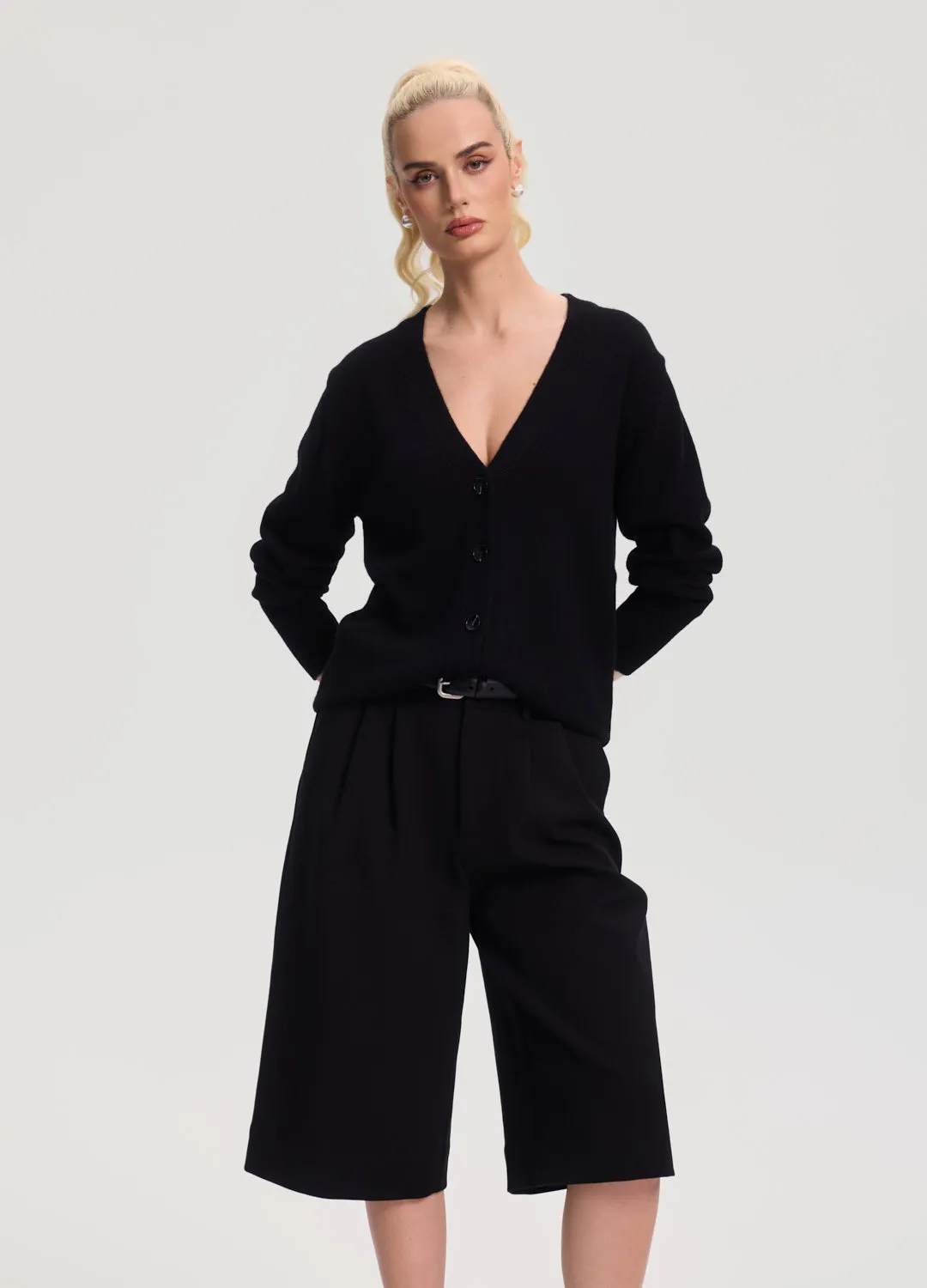 Classic Button Wool Cardigan sold by BetterMe product image thumbnail 5