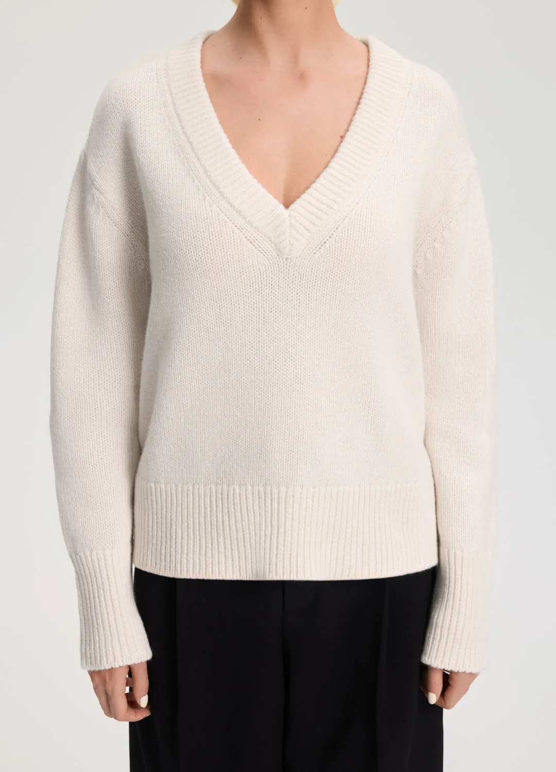 V-Neck Wool Sweater sold by BetterMe product image thumbnail 4