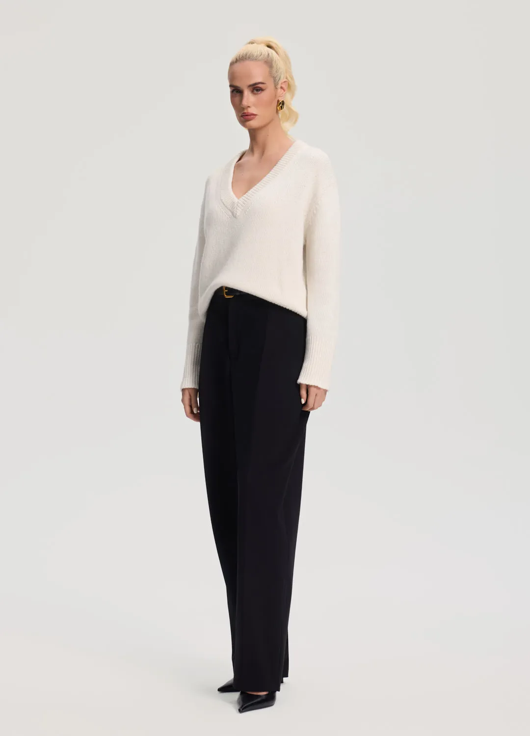 V-Neck Wool Sweater sold by BetterMe product image thumbnail 2