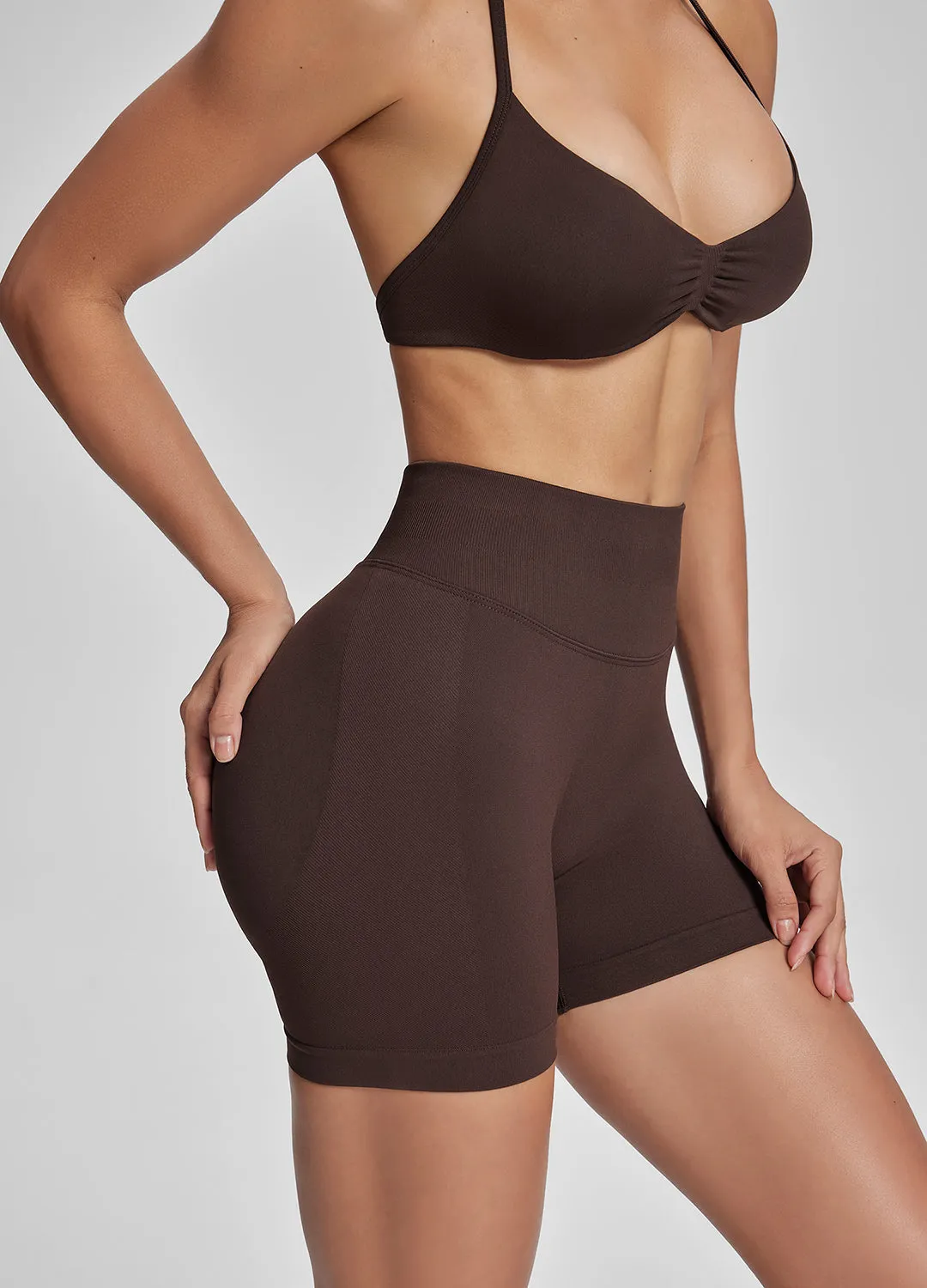 SculptMe High Waisted Butt Lifting Tummy Control Shaping Training Shorts 4.5" sold by BetterMe product image thumbnail 4