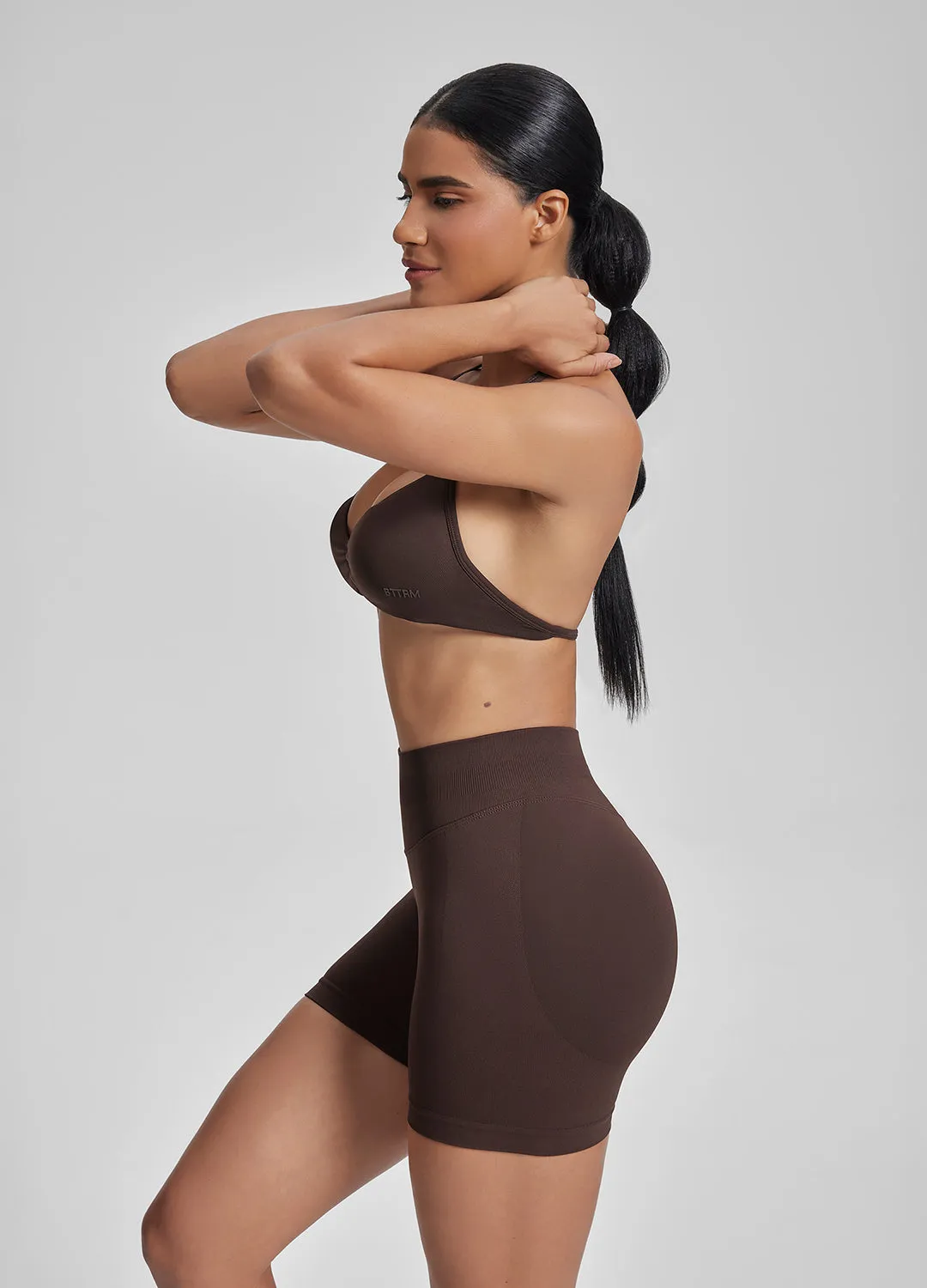 SculptMe High Waisted Butt Lifting Tummy Control Shaping Training Shorts 4.5" sold by BetterMe product image thumbnail 2