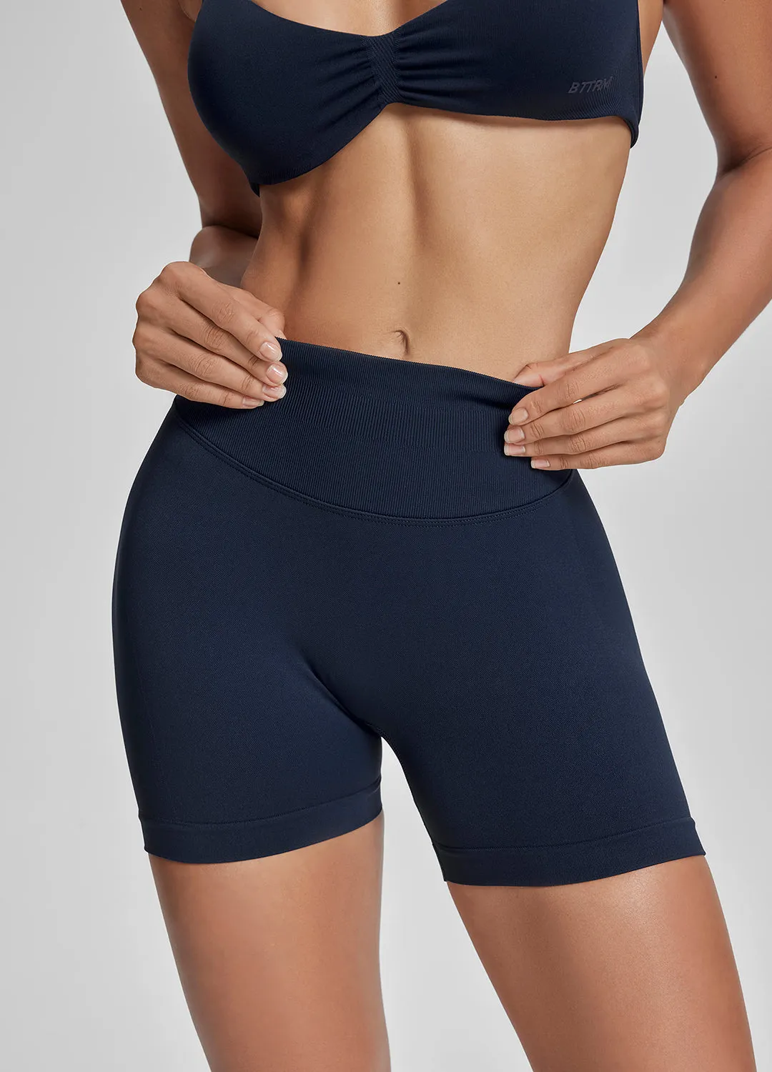 SculptMe High Waisted Butt Lifting Tummy Control Shaping Training Shorts 4.5" sold by BetterMe product image thumbnail 4