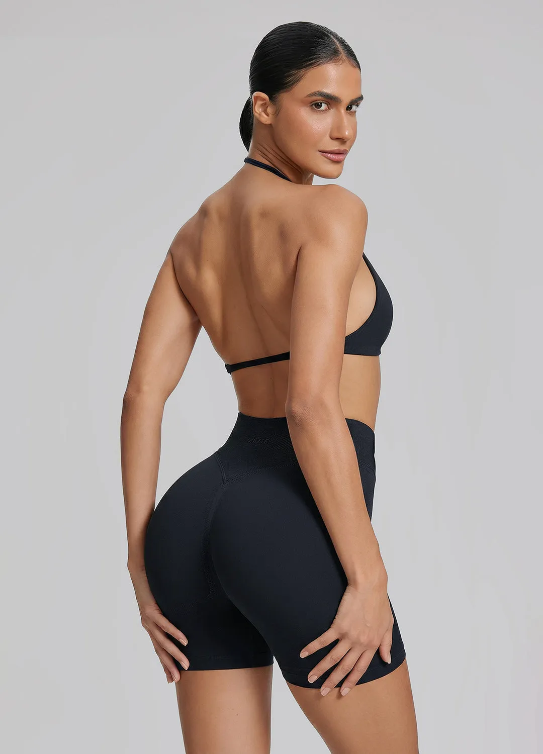 SculptMe High Waisted Butt Lifting Tummy Control Shaping Training Shorts 4.5" sold by BetterMe product image thumbnail 4