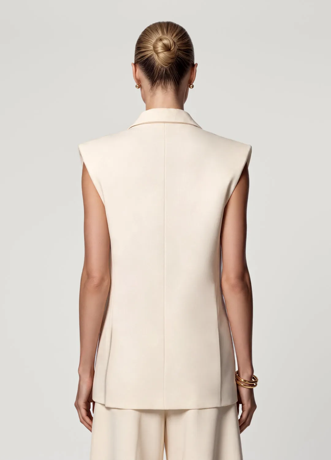 Double-Breasted Longline Vest sold by BetterMe product image thumbnail 3
