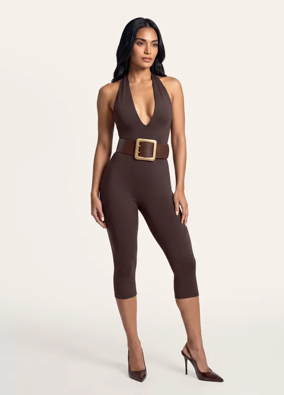 Halter Neck Capri Jumpsuit made by BetterMe