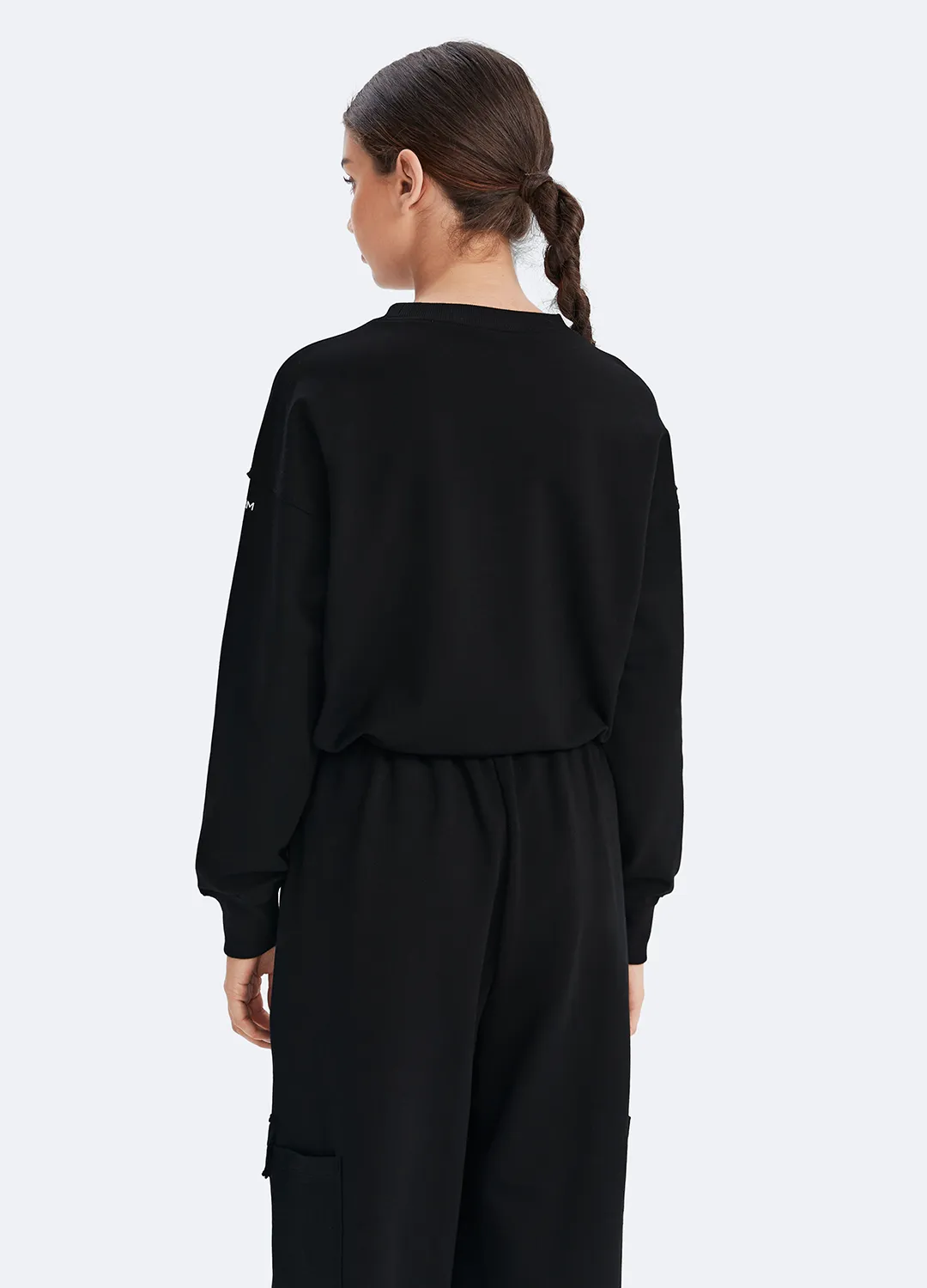 Cropped Sweatshirt with Drawstring sold by BetterMe product image thumbnail 5