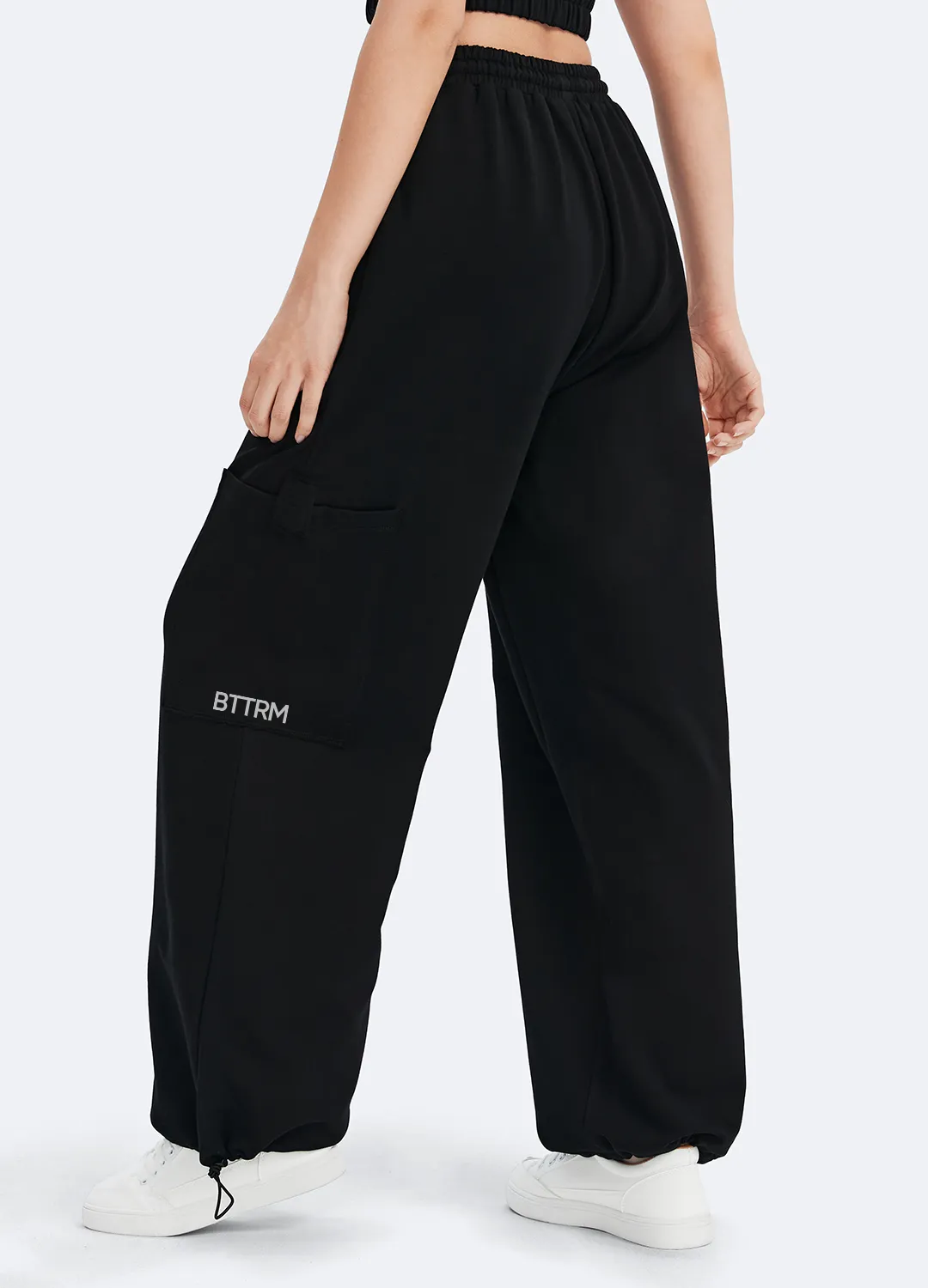 Casual Drawstring Waist Sweatpants sold by BetterMe product image thumbnail 4