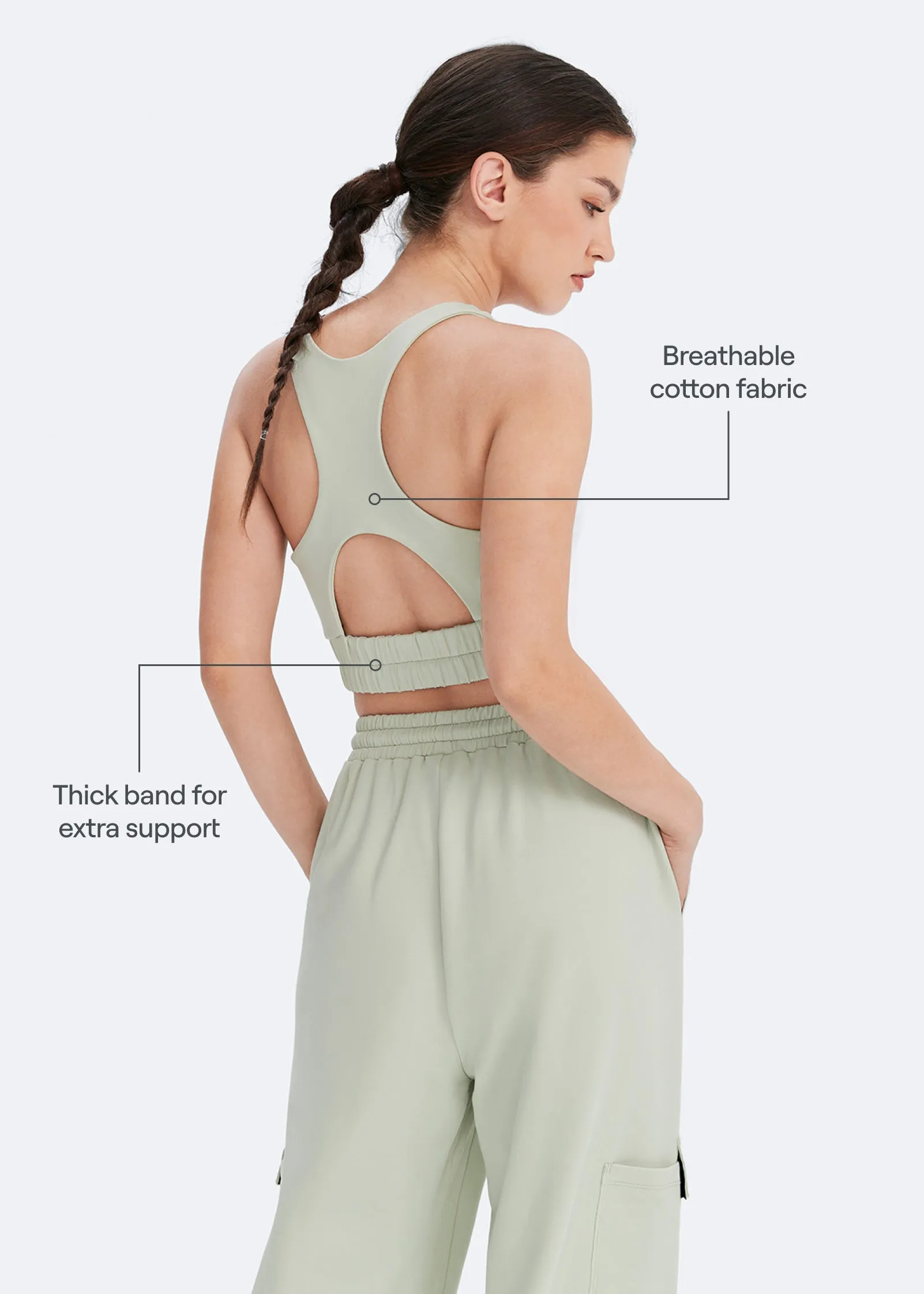 Scoop Neck Racerback Bra sold by BetterMe product image thumbnail 3